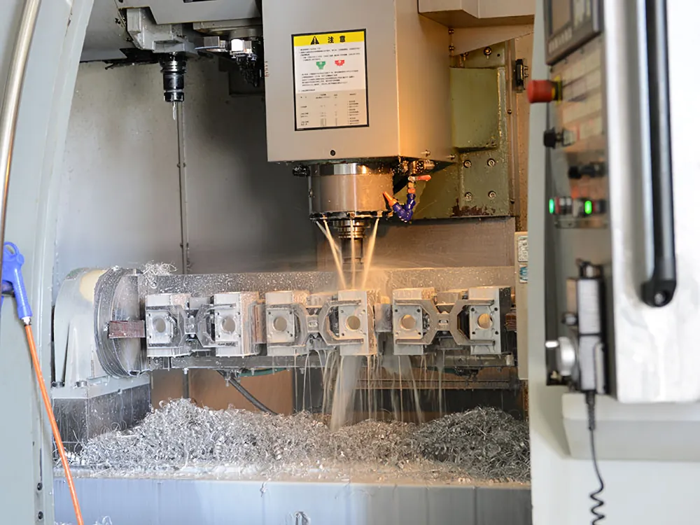 CNC machining of pneumatic actuator bodies