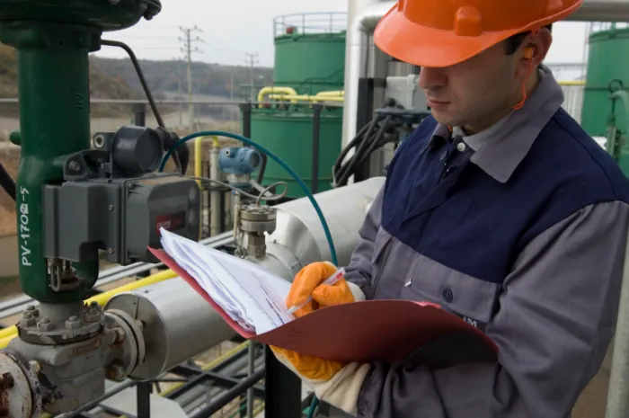 DELCO field service engineer on site