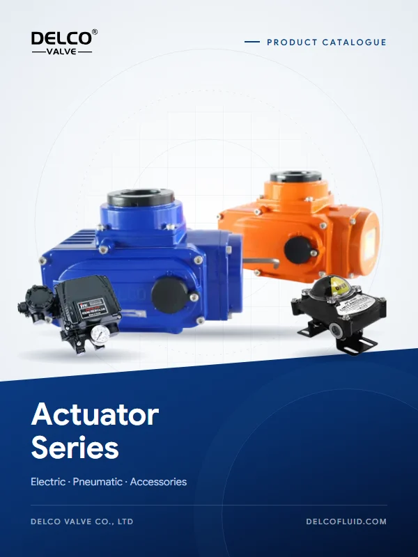 DELCO Actuator Series catalogue cover