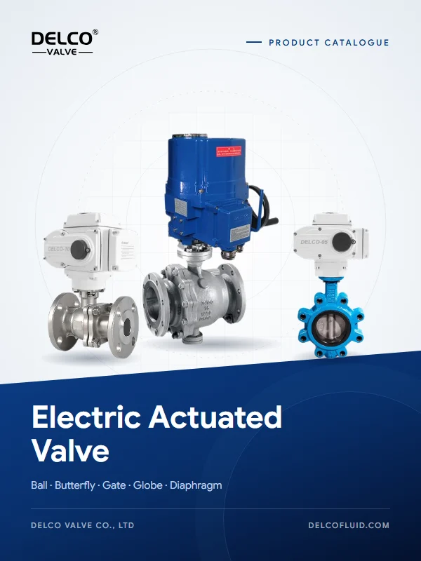 DELCO Electric Actuated Valve catalogue cover