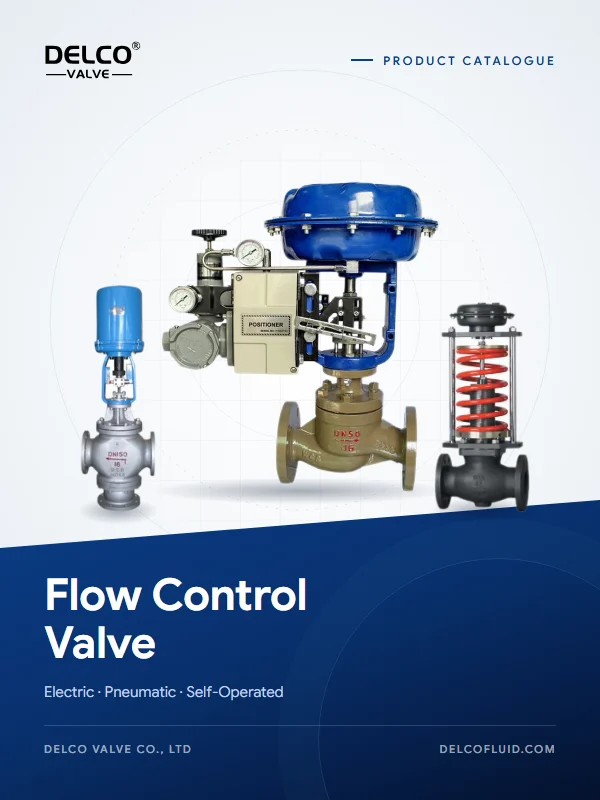 DELCO Flow Control Valve catalogue cover
