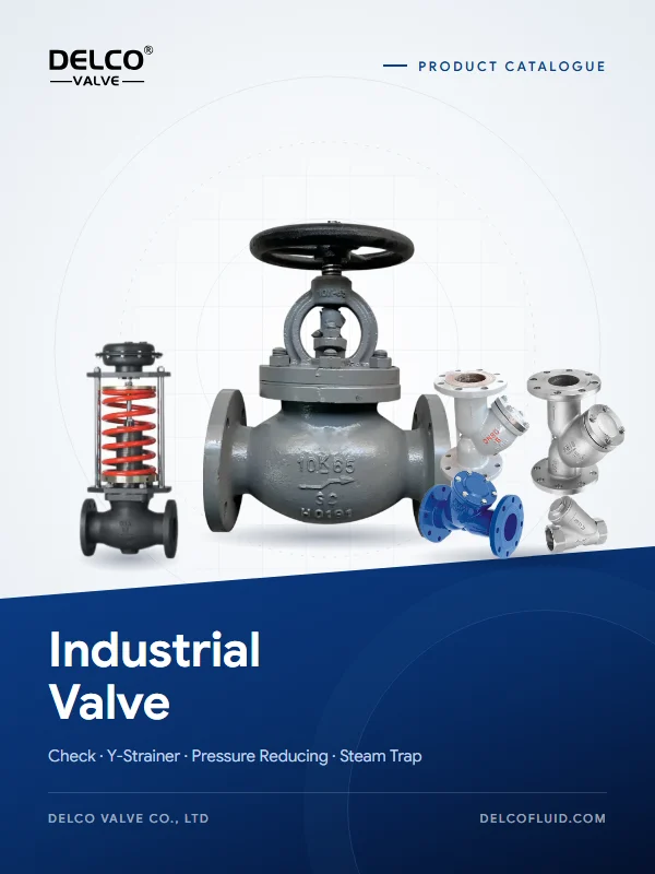 DELCO Industrial Valve catalogue cover