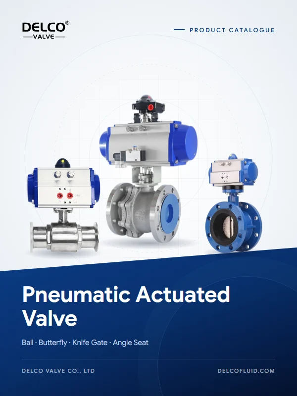 DELCO Pneumatic Actuated Valve catalogue cover