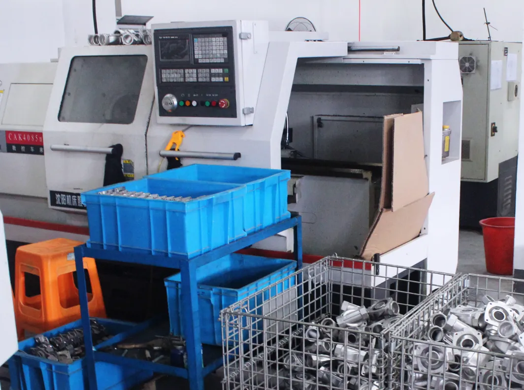 CNC machining centers in the DELCO workshop