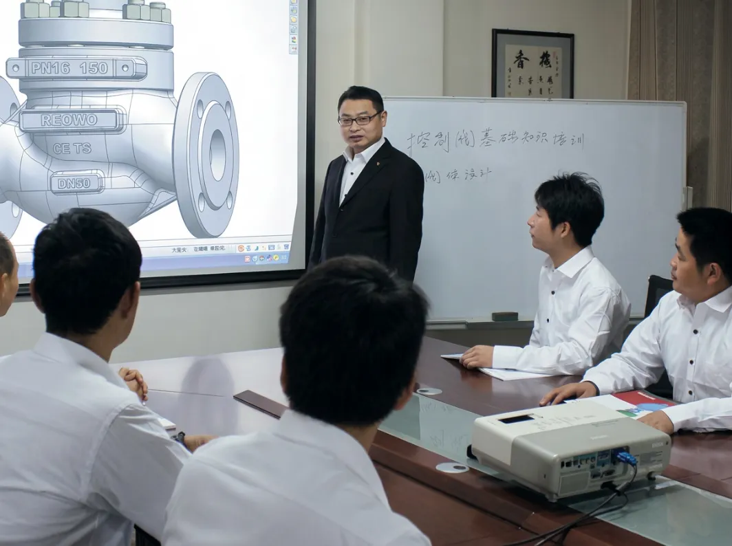 Valve operation and maintenance training session