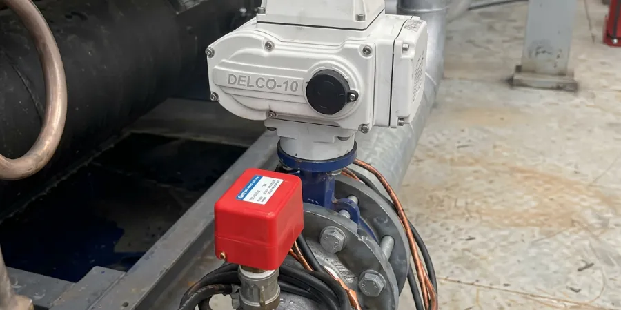DELCO electric butterfly valves in municipal energy infrastructure, Copenhagen