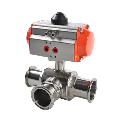 Pneumatic Sanitary Clamp Ball Valve